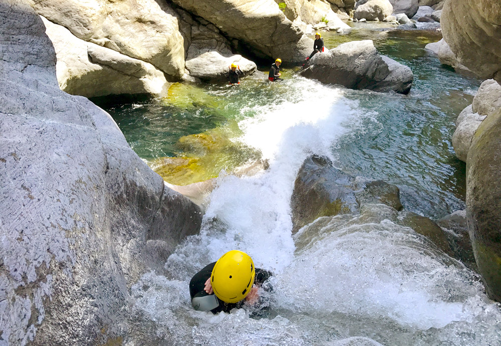 Éducateur sportif canyoning- corse